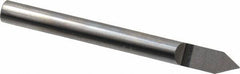 Accupro - 3/16 Inch Diameter, 2 Inch Overall Length, 3/8 Inch Split Length, Solid Carbide, Conical Point Split End Carbide Blank - Single End, 60° Point - Apex Tool & Supply