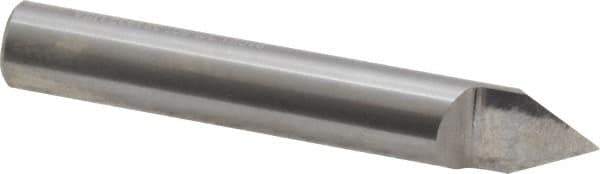 Accupro - 3/8 Inch Diameter, 2-1/2 Inch Overall Length, 1/2 Inch Split Length, Solid Carbide, Conical Point Split End Carbide Blank - Single End, 60° Point - Apex Tool & Supply