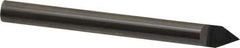 Accupro - 3/8 Inch Diameter, 4 Inch Overall Length, 1/2 Inch Split Length, Solid Carbide, Conical Point Split End Carbide Blank - Single End, 60° Point - Apex Tool & Supply