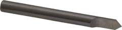 Accupro - 1/4 Inch Diameter, 2-1/2 Inch Overall Length, 3/8 Inch Split Length, Solid Carbide, Conical Point Split End Carbide Blank - Single End, 90° Point - Apex Tool & Supply