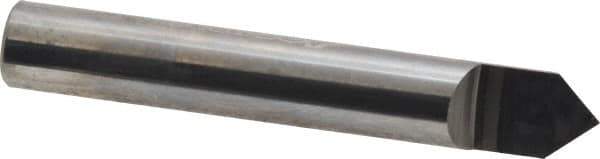 Accupro - 3/8 Inch Diameter, 2-1/2 Inch Overall Length, 1/2 Inch Split Length, Solid Carbide, Conical Point Split End Carbide Blank - Single End, 90° Point - Apex Tool & Supply