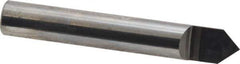 Accupro - 3/8 Inch Diameter, 2-1/2 Inch Overall Length, 1/2 Inch Split Length, Solid Carbide, Conical Point Split End Carbide Blank - Single End, 90° Point - Apex Tool & Supply