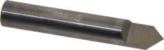 Accupro - 1/2 Inch Diameter, 3 Inch Overall Length, 5/8 Inch Split Length, Solid Carbide, Conical Point Split End Carbide Blank - Single End, 90° Point - Apex Tool & Supply