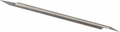 Accupro - 1/8 Inch Diameter, 3 Inch Overall Length, 3/8 Inch Split Length, Solid Carbide, Conical Point Split End Carbide Blank - Single End, 30° Point - Apex Tool & Supply