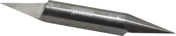 Accupro - 1/2 Inch Diameter, 4 Inch Overall Length, 5/8 Inch Split Length, Solid Carbide, Conical Point Split End Carbide Blank - Single End, 30° Point - Apex Tool & Supply