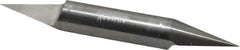 Accupro - 1/2 Inch Diameter, 4 Inch Overall Length, 5/8 Inch Split Length, Solid Carbide, Conical Point Split End Carbide Blank - Single End, 30° Point - Apex Tool & Supply