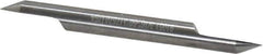 Accupro - 3/16 Inch Diameter, 2 Inch Overall Length, 3/8 Inch Split Length, Solid Carbide, Conical Point Split End Carbide Blank - Single End, 60° Point - Apex Tool & Supply