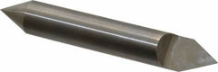 Accupro - 3/8 Inch Diameter, 2-1/2 Inch Overall Length, 1/2 Inch Split Length, Solid Carbide, Conical Point Split End Carbide Blank - Single End, 60° Point - Apex Tool & Supply