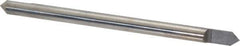 Accupro - 1/4 Inch Diameter, 4 Inch Overall Length, 3/8 Inch Split Length, Solid Carbide, Conical Point Split End Carbide Blank - Single End, 90° Point - Apex Tool & Supply