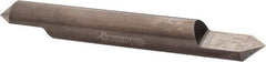 Accupro - 5/16 Inch Diameter, 2-1/2 Inch Overall Length, 1/2 Inch Split Length, Solid Carbide, Conical Point Split End Carbide Blank - Single End, 90° Point - Apex Tool & Supply