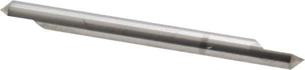 Accupro - 5/16 Inch Diameter, 4 Inch Overall Length, 1/2 Inch Split Length, Solid Carbide, Conical Point Split End Carbide Blank - Single End, 90° Point - Apex Tool & Supply