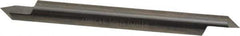 Accupro - 3/8 Inch Diameter, 4 Inch Overall Length, 1/2 Inch Split Length, Solid Carbide, Conical Point Split End Carbide Blank - Single End, 90° Point - Apex Tool & Supply