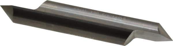 Accupro - 1/2 Inch Diameter, 3 Inch Overall Length, 5/8 Inch Split Length, Solid Carbide, Conical Point Split End Carbide Blank - Single End, 90° Point - Apex Tool & Supply