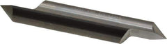 Accupro - 1/2 Inch Diameter, 3 Inch Overall Length, 5/8 Inch Split Length, Solid Carbide, Conical Point Split End Carbide Blank - Single End, 90° Point - Apex Tool & Supply