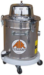 AIR Systems - 5 Gal, Stainless Steel Tank, Dry, Toxic Dust Vacuum Cleaner - 1.3 hp, 7.5 Amps - Apex Tool & Supply