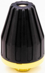 Dirt Killer - 4,700 psi Rotating, Brass, Ceramic & Plastic, Blast Pressure Washer Nozzle - 10mm Orifice Diam, 1/4" Thread, NPT, Brown - Apex Tool & Supply