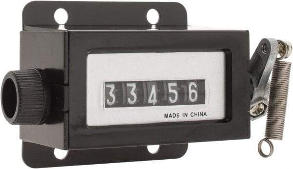 Value Collection - 5 Digit Mechanical & Digital Display Counter - Rotary Knob Reset - Apex Tool & Supply