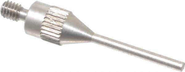 Made in USA - 1" OAL, Black Oxide Stainless Steel Caliper Depth Attachment - 1 Piece, For Use with 6, 12, 18" Calipers - Apex Tool & Supply