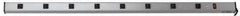 Wiremold - 8 Outlets, 120 Volts, 15 Amps, 6' Cord, Power Outlet Strip - Raceway Mount, 5-15 NEMA Configuration, 48" Strip, cULus Listed - Apex Tool & Supply