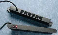 Wiremold - 6 Outlets, 120 Volts, 15 Amps, 15' Cord, Power Outlet Strip - Rack Mount, 2 Front - 4 Back NEMA Configuration, cULus Recognized - Apex Tool & Supply