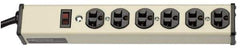 Wiremold - 4 Outlets, 120 Volts, 20 Amps, 15' Cord, Power Outlet Strip - Free Hanging Mount, 5-20 NEMA Configuration, 10-3/4" Strip, cULus Listed - Apex Tool & Supply