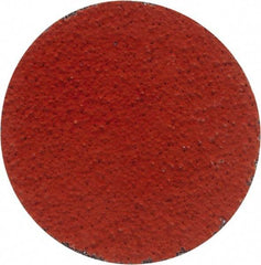 3M - 2" Disc Diam, 50 Grit, Ceramic Quick Change Disc - Type R Attaching System, Coated, Orange, Coarse Grade, 25,000 RPM, 777F Series - Apex Tool & Supply
