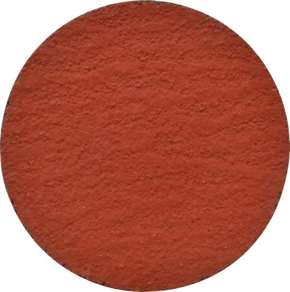 3M - 3" Disc Diam, 50 Grit, Ceramic Quick Change Disc - Type R Attaching System, Coated, Orange, Coarse Grade, 20,000 RPM, 777F Series - Apex Tool & Supply