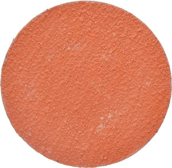 3M - 3" Disc Diam, 60 Grit, Ceramic Quick Change Disc - Type R Attaching System, Coated, Orange, Medium Grade, 20,000 RPM, 777F Series - Apex Tool & Supply