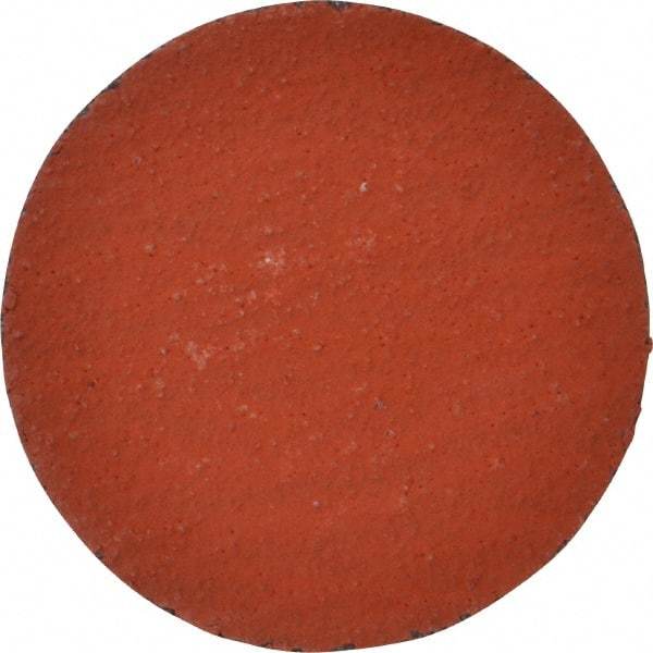 3M - 2" Disc Diam, 80 Grit, Ceramic Quick Change Disc - Type R Attaching System, Coated, Orange, Medium Grade, 25,000 RPM, 777F Series - Apex Tool & Supply