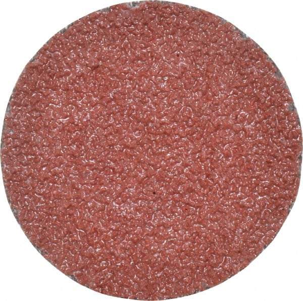 3M - 2" Disc Diam, 36 Grit, Ceramic Quick Change Disc - Type R Attaching System, Coated, Brown, Very Coarse Grade, 25,000 RPM, 963G Series - Apex Tool & Supply