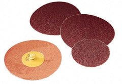 3M - 3" Disc Diam, 80 Grit, Zirconia Alumina Quick Change Disc - Type S Attaching System, Coated, Black, Medium Grade, 20,000 RPM, 501C Series - Apex Tool & Supply