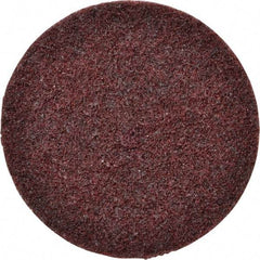 3M - 4" Disc Diam, Aluminum Oxide Quick Change Disc - Type R Attaching System, Nonwoven, Maroon, Medium Grade, 12,000 RPM - Apex Tool & Supply