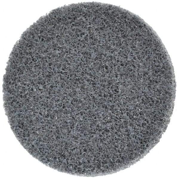 3M - 2" Disc Diam, Silicon Carbide Quick Change Disc - Type R Attaching System, Nonwoven, Gray, Fine Grade, 22,100 RPM - Apex Tool & Supply
