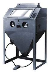 Econoline - 32" Wide x 63" High x 25" Deep Sandblasting Cabinet - Working Dimensions 30" Wide x 22" High x 23" Deep - Apex Tool & Supply