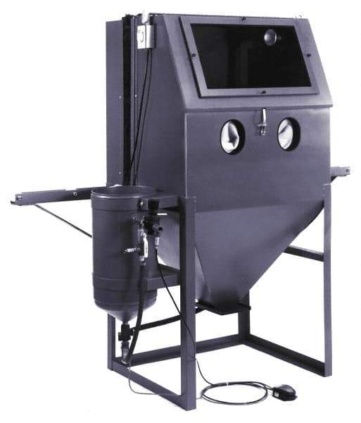 Econoline - 84" Wide x 76" High x 32" Deep Sandblasting Cabinet - Working Dimensions 36" Wide x 36" High x 30" Deep - Apex Tool & Supply