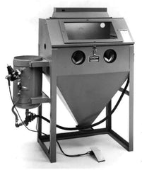 Econoline - 60" Wide x 65" High x 25" Deep Sandblasting Cabinet - Working Dimensions 36" Wide x 23" High x 24" Deep - Apex Tool & Supply