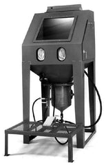 Econoline - 42" Wide x 96" High x 39" Deep Sandblasting Cabinet - Working Dimensions 40" Wide x 35" High x 38" Deep - Apex Tool & Supply