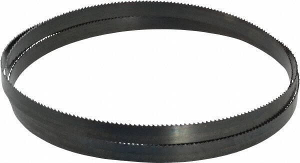 Starrett - 10 TPI, 5' 8" Long x 1/2" Wide x 0.025" Thick, Welded Band Saw Blade - Carbon Steel, Toothed Edge, Raker Tooth Set, Flexible Back, Contour Cutting - Apex Tool & Supply