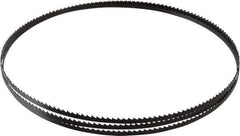Starrett - 6 TPI, 6' 8" Long x 1/4" Wide x 0.025" Thick, Welded Band Saw Blade - Carbon Steel, Toothed Edge, Raker Tooth Set, Flexible Back, Contour Cutting - Apex Tool & Supply