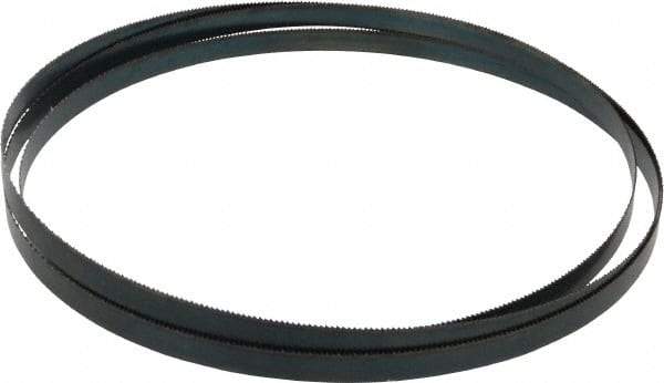 Starrett - 14 TPI, 7' 9" Long x 1/2" Wide x 0.025" Thick, Welded Band Saw Blade - Carbon Steel, Toothed Edge, Raker Tooth Set, Flexible Back, Contour Cutting - Apex Tool & Supply
