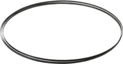 Starrett - 10 TPI, 7' 9-1/2" Long x 3/16" Wide x 0.025" Thick, Welded Band Saw Blade - Carbon Steel, Toothed Edge, Raker Tooth Set, Flexible Back, Contour Cutting - Apex Tool & Supply
