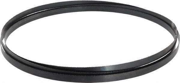 Starrett - 14 TPI, 9' 6" Long x 1/2" Wide x 0.025" Thick, Welded Band Saw Blade - Carbon Steel, Toothed Edge, Raker Tooth Set, Flexible Back, Contour Cutting - Apex Tool & Supply