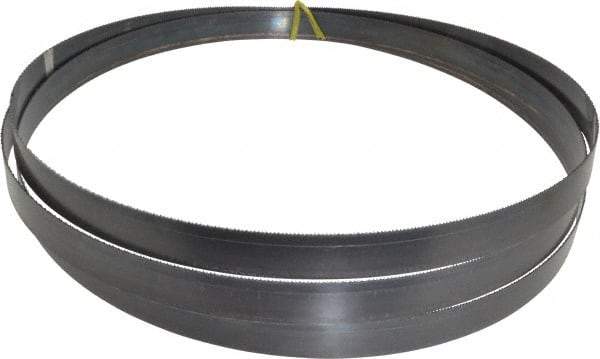 Starrett - 14/S TPI, 10' 10-1/2" Long x 1" Wide x 0.035" Thick, Welded Band Saw Blade - Carbon Steel, Toothed Edge, Raker Tooth Set, Flexible Back, Contour Cutting - Apex Tool & Supply