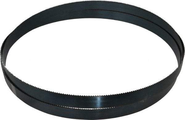 Starrett - 8 TPI, 10' 10-1/2" Long x 1" Wide x 0.035" Thick, Welded Band Saw Blade - Carbon Steel, Toothed Edge, Raker Tooth Set, Flexible Back, Contour Cutting - Apex Tool & Supply