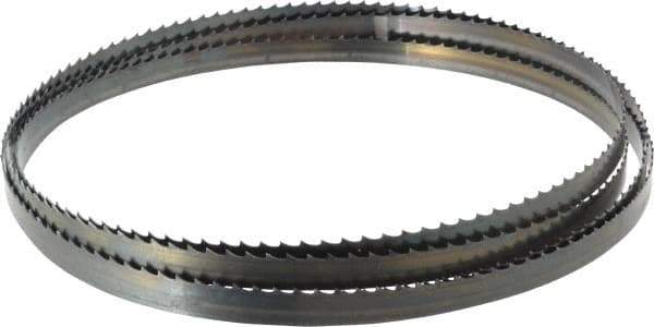 Starrett - 4 TPI, 11' 9" Long x 1/2" Wide x 0.025" Thick, Welded Band Saw Blade - Carbon Steel, Toothed Edge, Raker Tooth Set, Flexible Back, Contour Cutting - Apex Tool & Supply