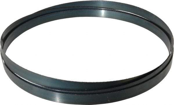 Starrett - 10/S TPI, 12' Long x 1" Wide x 0.035" Thick, Welded Band Saw Blade - Carbon Steel, Toothed Edge, Raker Tooth Set, Flexible Back, Contour Cutting - Apex Tool & Supply