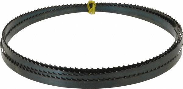 Starrett - 4 TPI, 12' 6" Long x 1/2" Wide x 0.025" Thick, Welded Band Saw Blade - Carbon Steel, Toothed Edge, Raker Tooth Set, Flexible Back, Contour Cutting - Apex Tool & Supply