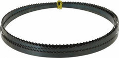 Starrett - 4 TPI, 12' 6" Long x 1/2" Wide x 0.025" Thick, Welded Band Saw Blade - Carbon Steel, Toothed Edge, Raker Tooth Set, Flexible Back, Contour Cutting - Apex Tool & Supply