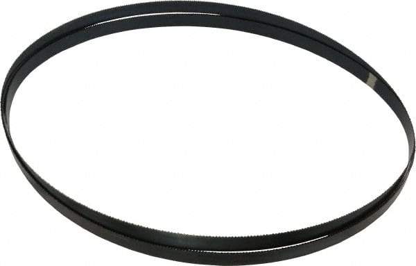 Starrett - 10/S TPI, 12' 6" Long x 3/4" Wide x 0.032" Thick, Welded Band Saw Blade - Carbon Steel, Toothed Edge, Raker Tooth Set, Flexible Back, Contour Cutting - Apex Tool & Supply