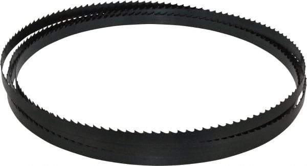 Starrett - 4 TPI, 12' 10" Long x 1/2" Wide x 0.025" Thick, Welded Band Saw Blade - Carbon Steel, Toothed Edge, Raker Tooth Set, Flexible Back, Contour Cutting - Apex Tool & Supply